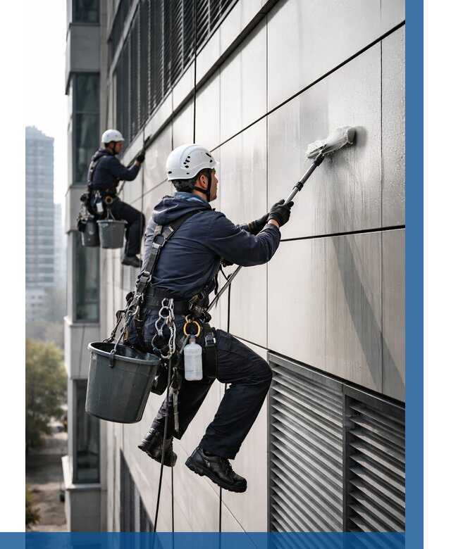 Мойка вентилируемого фасада в Аксае от 254 р. | ВЫСОТНИК-Акс