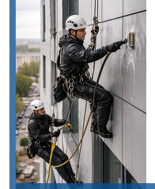 Профессиональная мойка фасада из композита в Аксае
