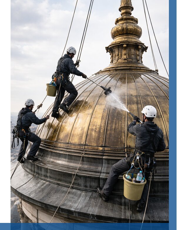 Мойка куполов и шпилей в Аксае от 8126 р. - заказать | ВЫСОТНИК-Акс