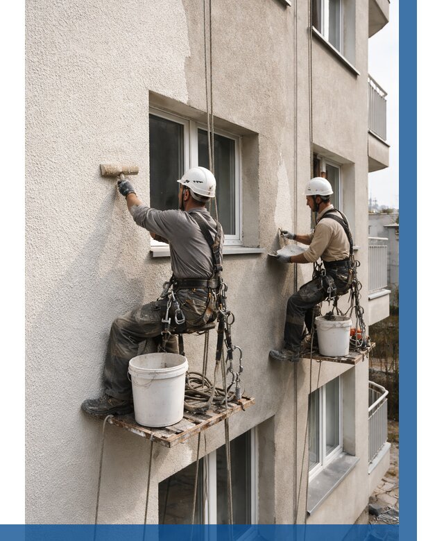 Нанесение короеда на фасад в Аксае от 457 р. | ВЫСОТНИК-Акс