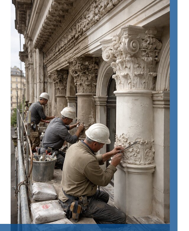 Реставрация фасадной лепнины в Аксае от 2539 р. | ВЫСОТНИК-Акс