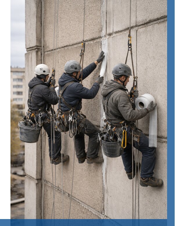 Ремонт межпанельных швов в Аксае от 762 р. | ВЫСОТНИК-Акс