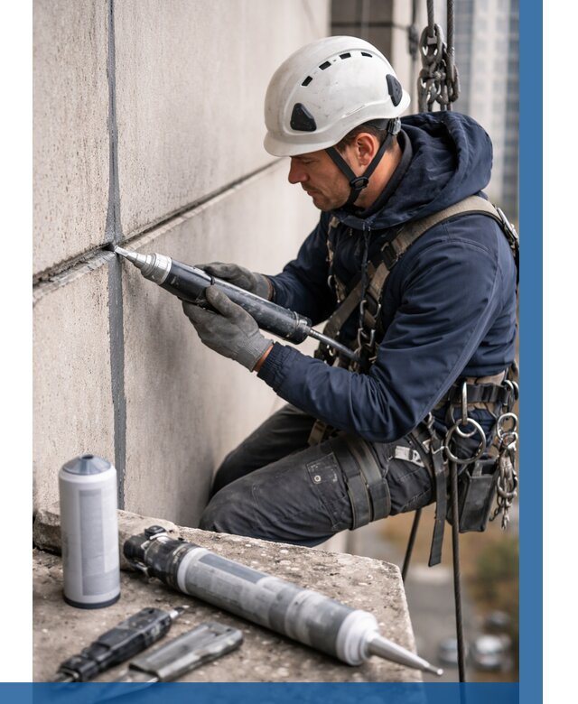 Вторичная герметизация швов в Аксае от 457 р. | ВЫСОТНИК-Акс