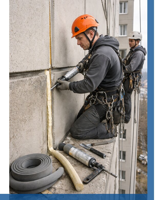 Теплый шов межпанельные швы в Аксае от 711 р. | ВЫСОТНИК-Акс