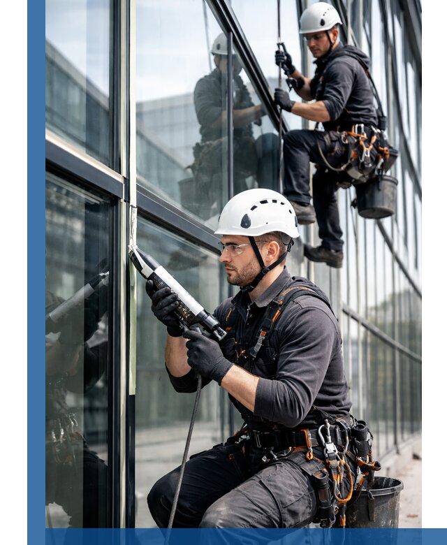 Герметизация витражных швов в Аксае для зданий и фасадов