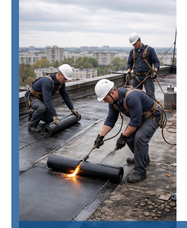 Ремонт наплавляемой кровли в Аксае качественно и надежно