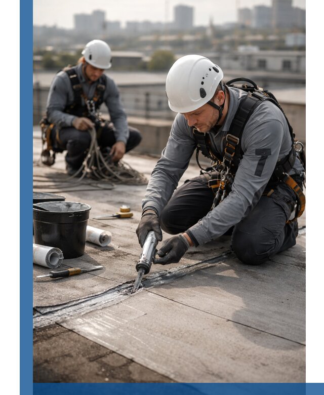 Аварийное и капитальное устранение протечек кровли в Аксае