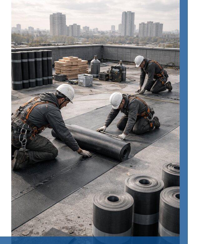 Монтаж мягкой кровли под ключ в Аксае от 457 р. | ВЫСОТНИК-Акс