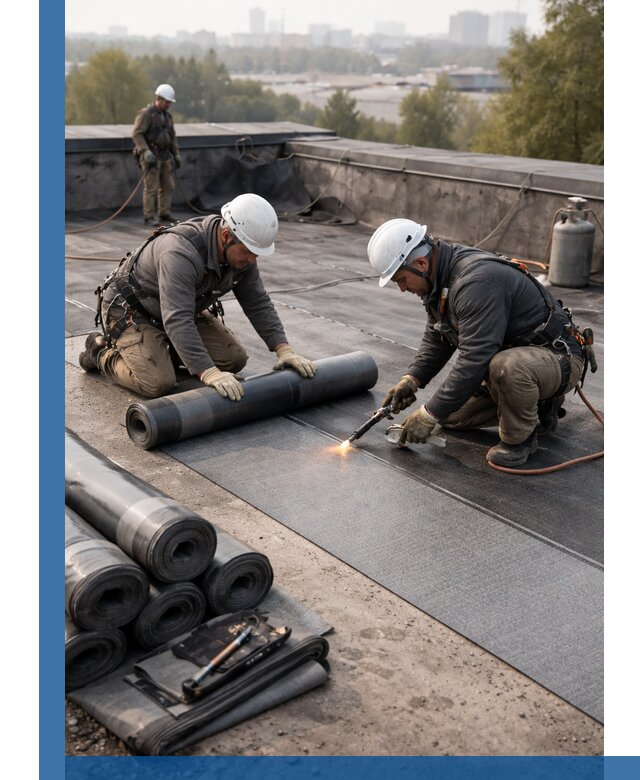 Монтаж мягкой кровли в Аксае профессионально и надежно