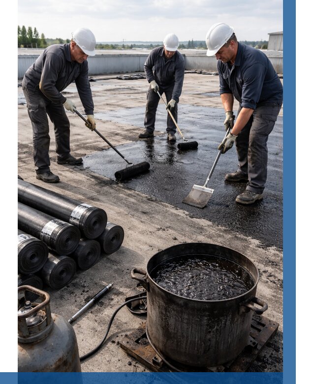 Гидроизоляция кровли мастикой в Аксае от 609 р. | ВЫСОТНИК-Акс