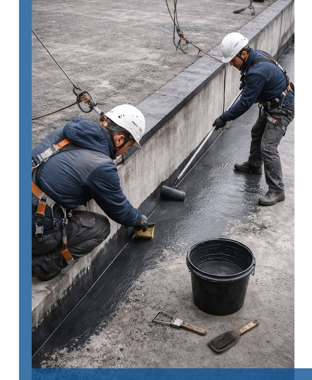 Гидроизоляция кровли жидкой резиной профессионально в Аксае