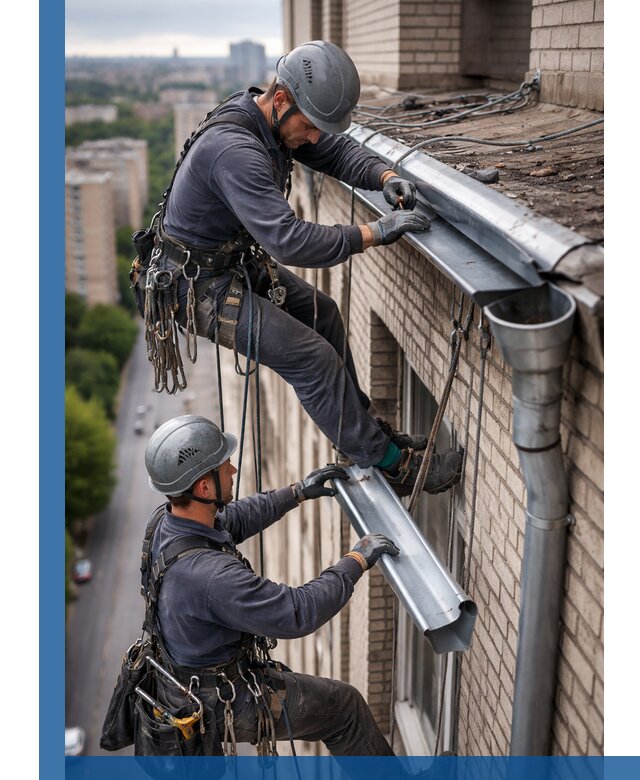 Ремонт водосточных желобов в Аксае, быстро и качественно