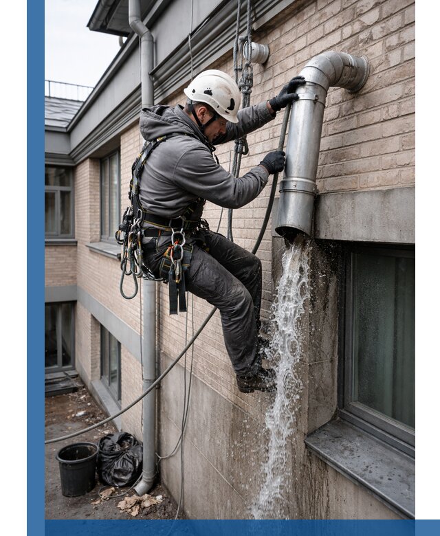 Профессиональная прочистка водосточных труб в Аксае с гарантией