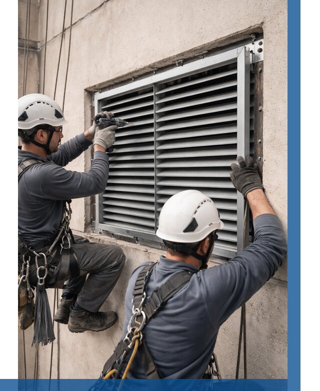 Монтаж вентиляционных решеток в Аксае от 4571 р. | ВЫСОТНИК-Акс