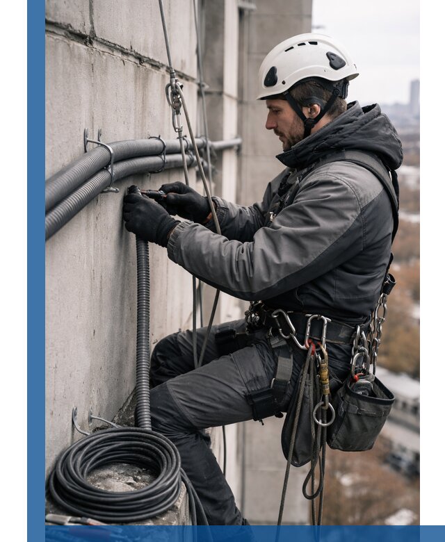 Профессиональный монтаж гофры для кабеля в Аксае с гарантией