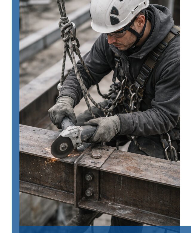 Резка металла на высоте в Аксае для зданий и конструкций