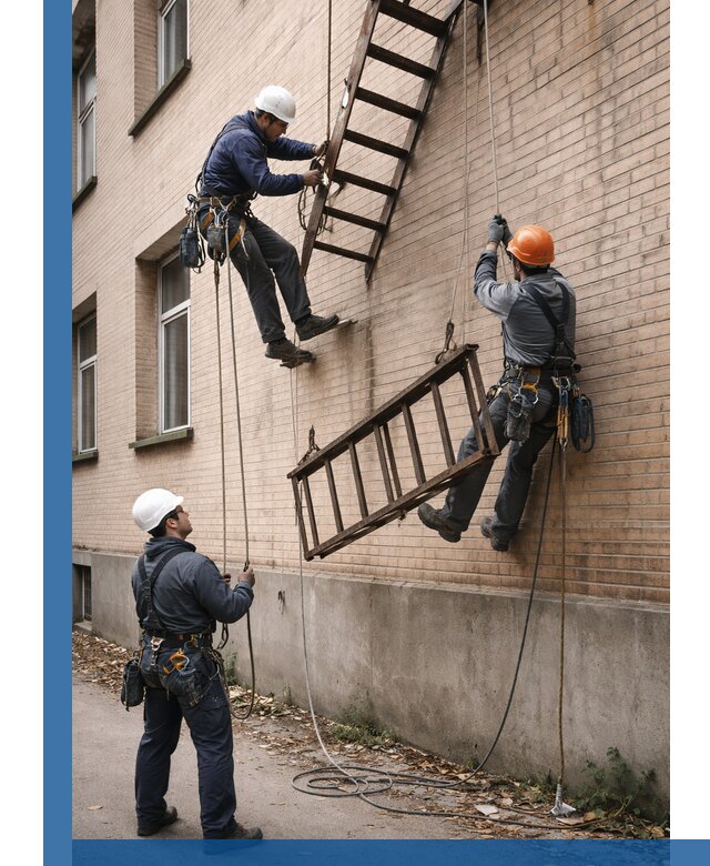 Демонтаж пожарной лестницы в Аксае быстро и безопасно