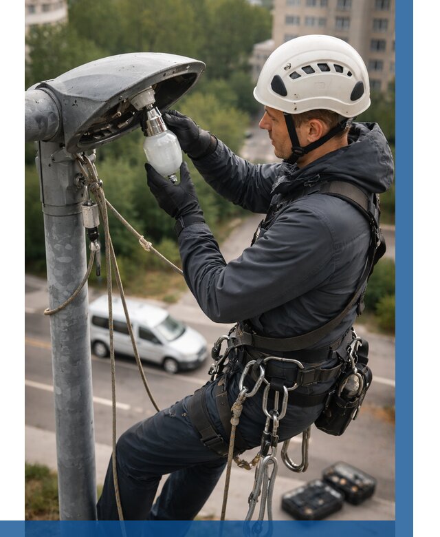 Замена ламп на высоте в Аксае от 2539 р. | ВЫСОТНИК-Акс