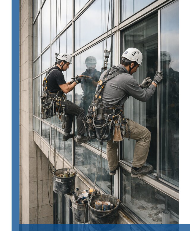 Ремонт витражных конструкций и фасадного остекления в Аксае