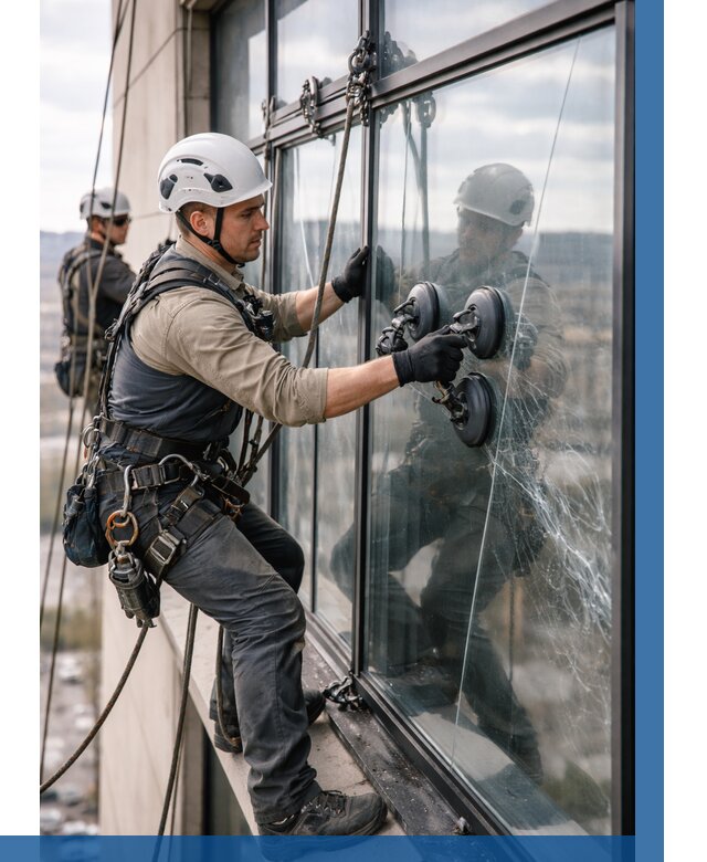 Замена стекла в витраже в Аксае под ключ от 8633 р. | ВЫСОТНИК-Акс