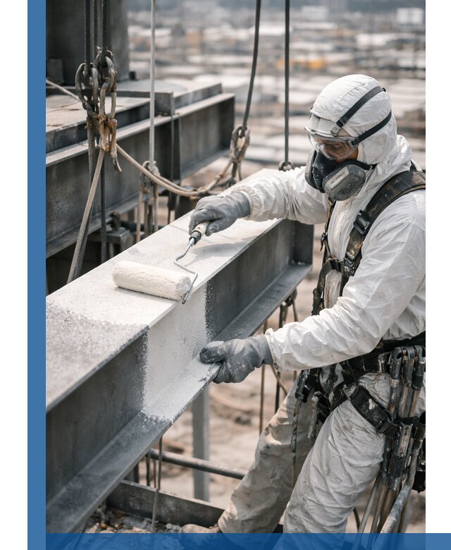 Профессиональная огнезащитная обработка металлоконструкций в Аксае