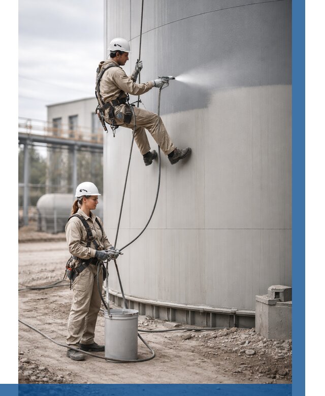 Покраска резервуаров в Аксае от 1219 р. | ВЫСОТНИК-Акс — заказать