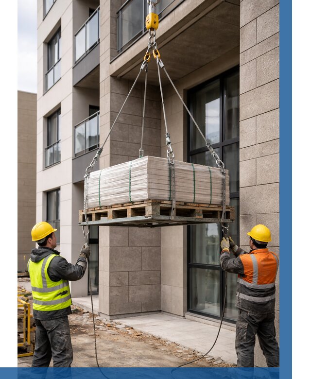 Подъем керамогранита на этаж в Аксае от 3555 р. | ВЫСОТНИК-Акс