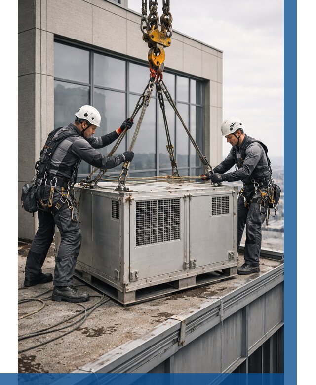 Такелажные работы на высоте в Аксае от 8126 р. | ВЫСОТНИК-Акс