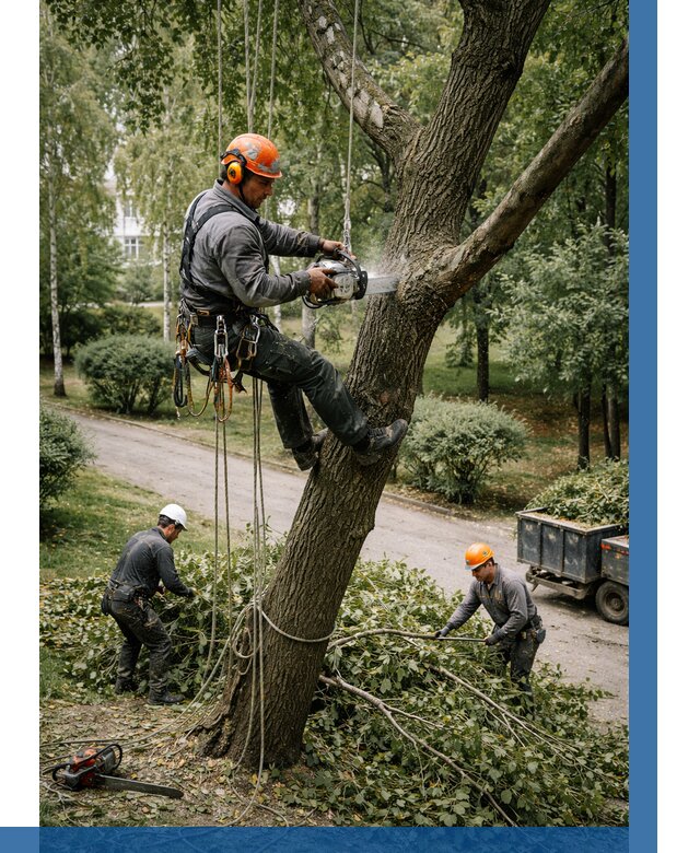 Кронирование деревьев в Аксае от 6602 р. | ВЫСОТНИК-Акс