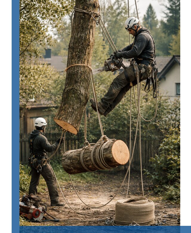 Валка деревьев частями в Аксае, безопасно и аккуратно