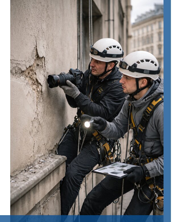 Фотофиксация дефектов фасада в Аксае от 4571 р. | ВЫСОТНИК-Акс