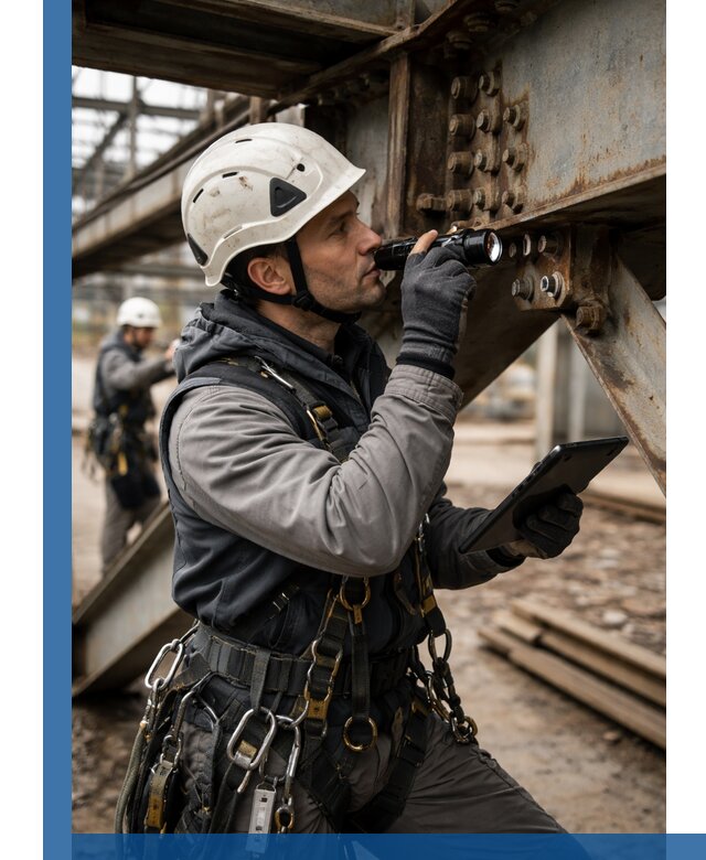 Обследование металлоконструкций и диагностика прочности в Аксае